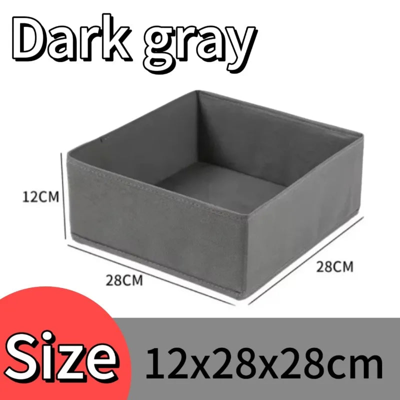 Foldable Wardrobe Storage Box - Cabinet Drawer Organizer for Underwear, Bras, Socks & Pants, Everstock
