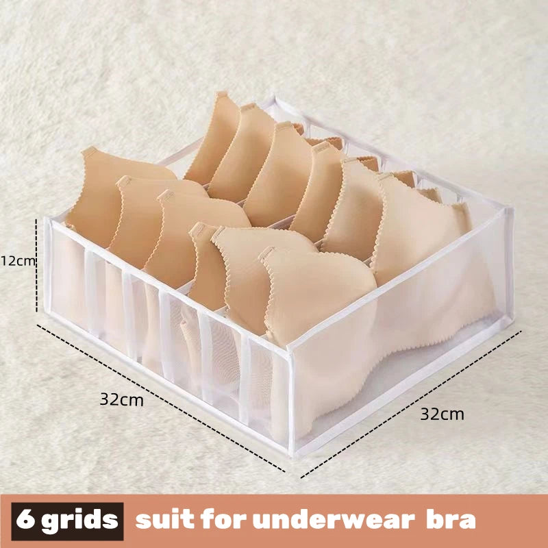 Drawer Divider Organizer Box - Storage for Underwear, Socks, Bras, Ties & Scarves, Wardrobe Clothes, Everstock