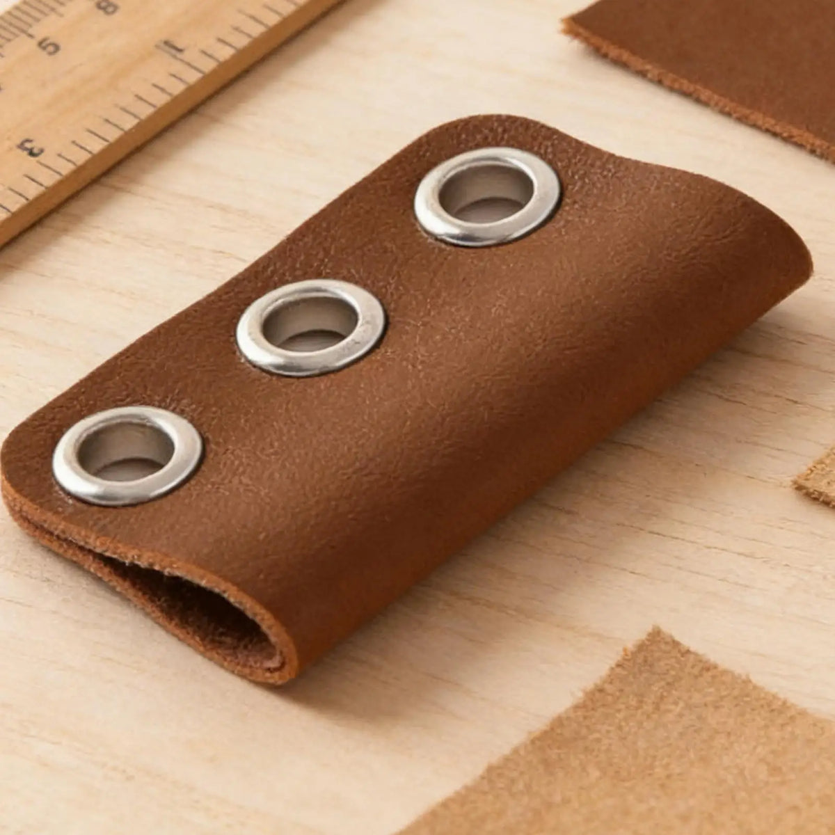 Pen Holder Clip - PU Leather and Metal Pen Loop for Journals, Notebooks and Loose-Leaf Planners, Everstock