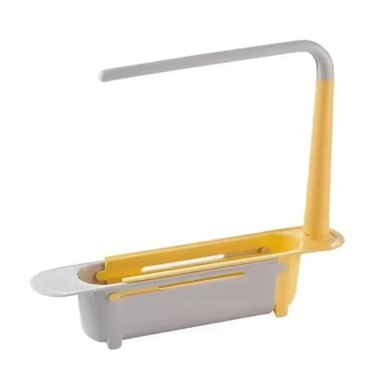 Expandable Sink Organizer Rack - Telescopic Shelf for Soap, Sponges & Towels Over the Faucet, Kitchen, Everstock