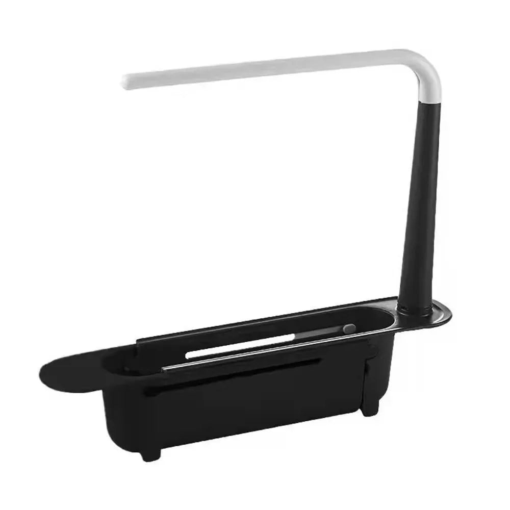Expandable Sink Organizer Rack - Telescopic Shelf for Soap, Sponges & Towels Over the Faucet, Kitchen, Everstock