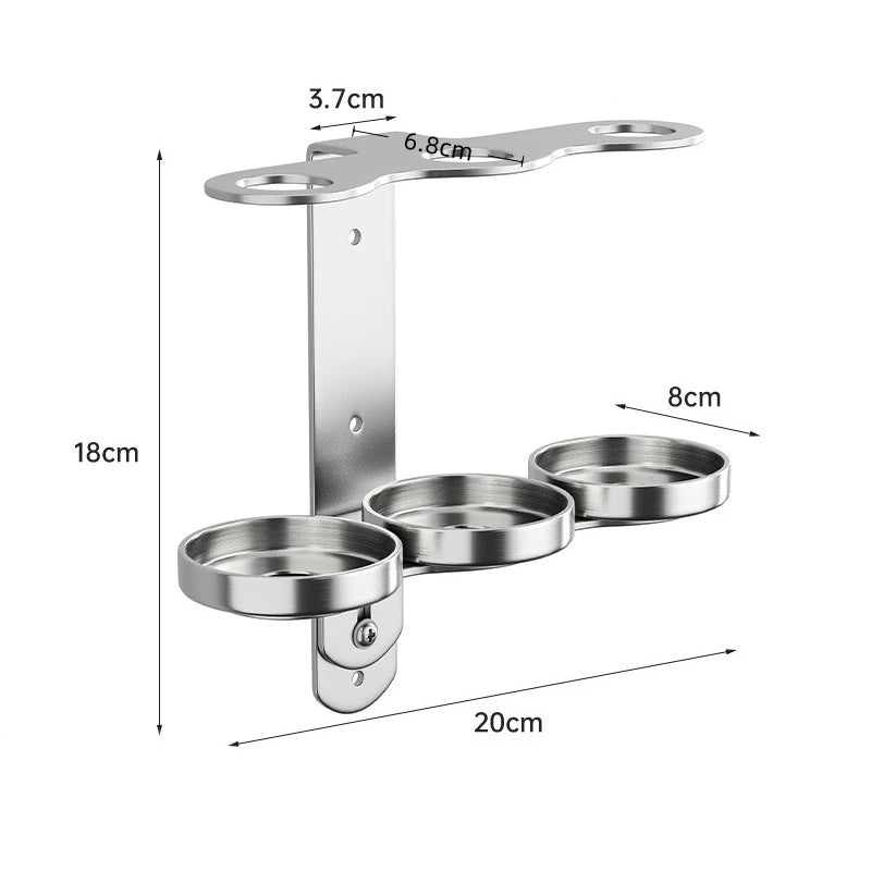 Space-Saving Soap Dispenser Storage Rack - Practical Organizer for Bathroom Shower Room, Everstock