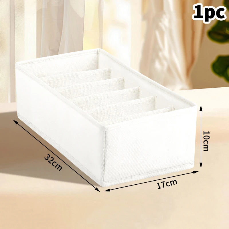 Wardrobe Drawer Organizer Set - Foldable Fabric Dividers for Clothing, Underwear, Socks & Bra Storage, Everstock