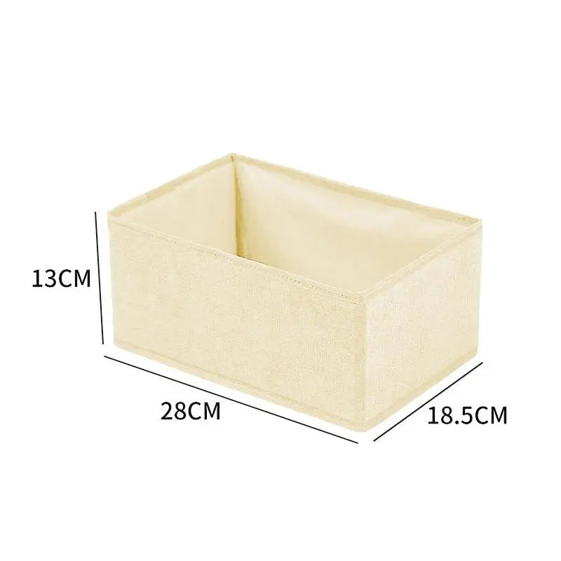 Clothes Storage Basket - Lightweight Plastic and Polyester Drawer Organizer for Underwear, Socks and T-Shirts, Everstock