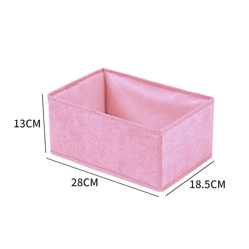 Clothes Storage Basket - Lightweight Plastic and Polyester Drawer Organizer for Underwear, Socks and T-Shirts, Everstock