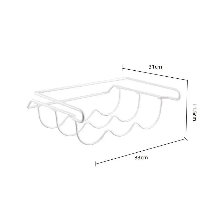 Fridge Bottle Rack - Self-Sliding Beer & Wine Holder Shelf for Refrigerator and Bar Storage, Everstock