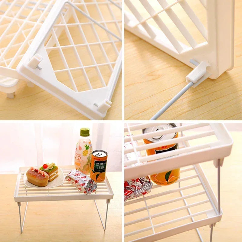Adjustable Storage Shelf Rack - Multi-Tier Closet & Kitchen Organizer, Space-Saving Design, Everstock