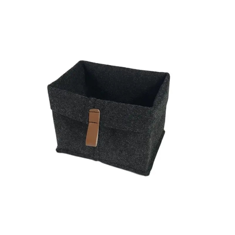 Felt Storage Basket - Nordic Fabric Sundries and Laundry Bin for Living Room, Bedroom & Nursery, Everstock