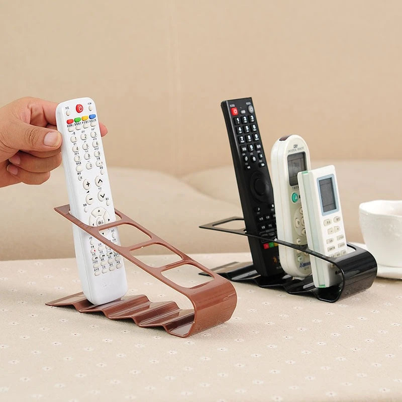 Remote Control Organizer - 4-Compartment Desktop Caddy for Living Room & Office Storage, Everstock