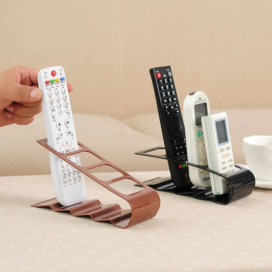 Remote Control Organizer - 4-Compartment Desktop Caddy for Living Room & Office Storage, Everstock