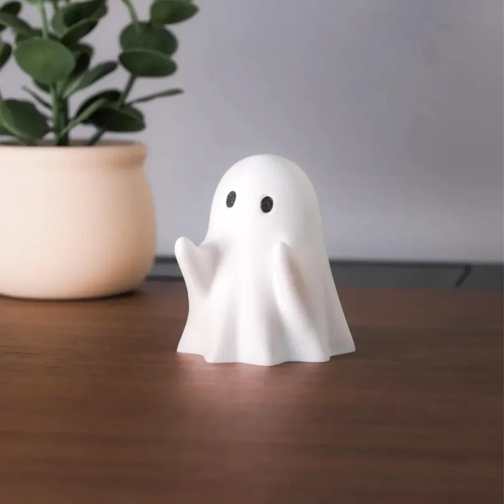 Pen Holder Cup - Ghost Shape Plastic Desk Organizer for Pens, Pencils and Brushes, Halloween Desk Decor, Everstock