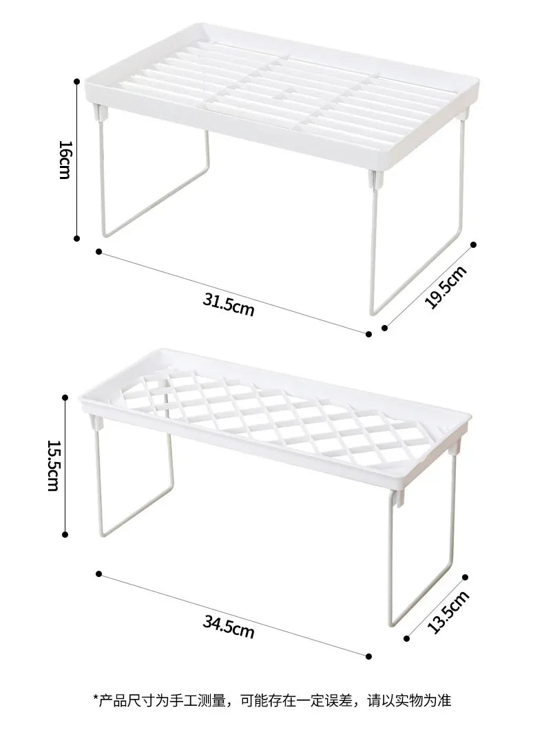 Adjustable Closet Storage Shelf - Multi-Tier Rack for Kitchen & Wardrobe Organization, Everstock