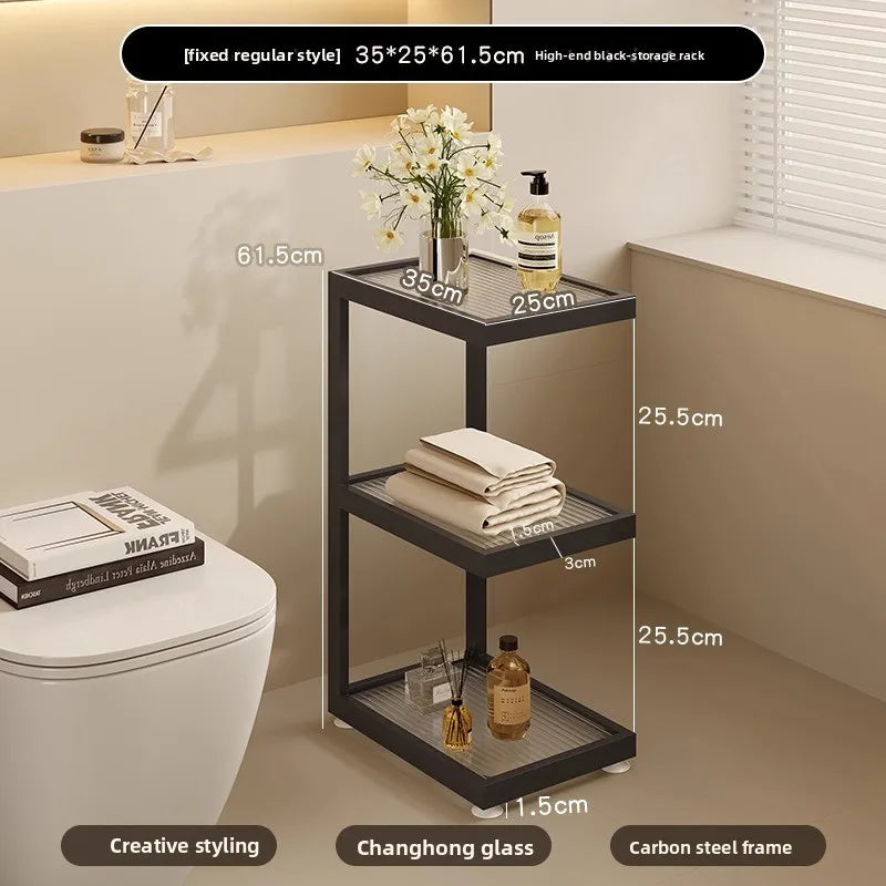 Floor Standing Storage Cabinet - Waterproof Multifunctional Organizer for Narrow Gaps & Small Bathrooms, Everstock