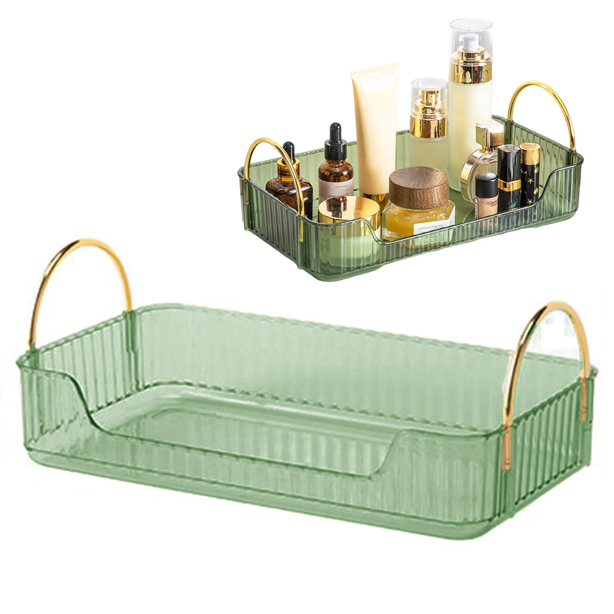 Acrylic Storage Organizer Rack - Countertop Holder for Jewelry, Makeup & Skincare, Everstock