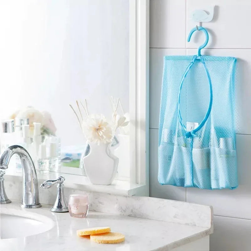 Mesh Storage Bag Organizer - Multifunctional Hanging Net Basket for Kids Toys, Socks & Clothes, Everstock