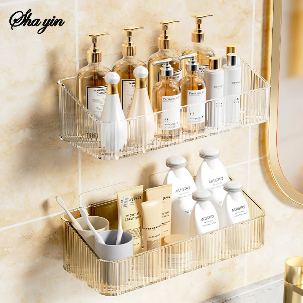 Wall-Mounted Storage Basket - Washbasin Organizer Rack for Toilet & Washroom, Everstock