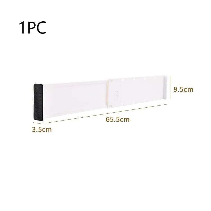 Expandable Drawer Divider - PP Partition Board for Underwear, Socks, Clothes & Kitchenware, Dresser Drawers, Everstock