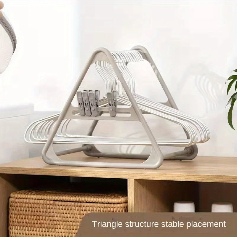 Hanger Storage Stacker - Multi-Functional Organizer Rack for Closet Hangers & Clothes Clips, Everstock