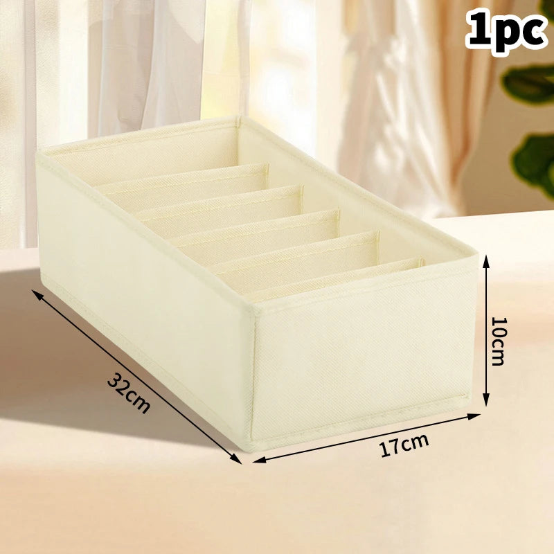 Wardrobe Drawer Organizer Set - Foldable Fabric Dividers for Clothing, Underwear, Socks & Bra Storage, Everstock