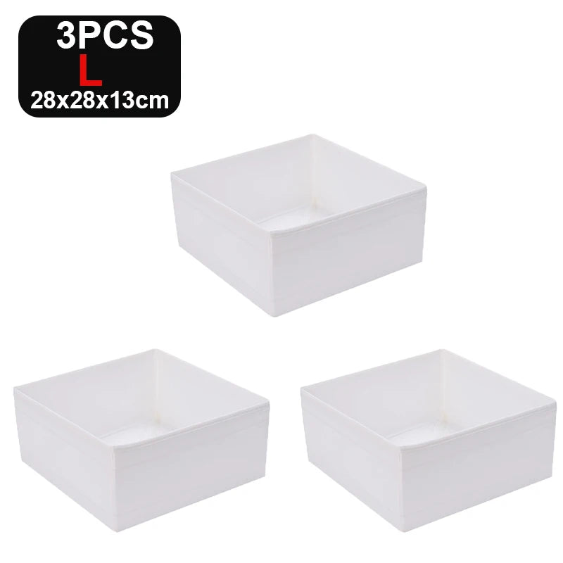 Foldable Compartment Storage Box - Wardrobe Organizer for Underwear, Jeans & Socks, Everstock