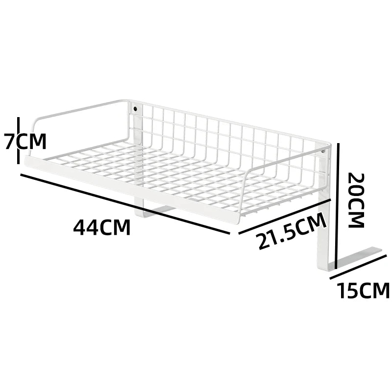 Bedside Storage Rack - No-Drill Bed Mounted Basket for Phones, Books and Bunk Beds, Everstock