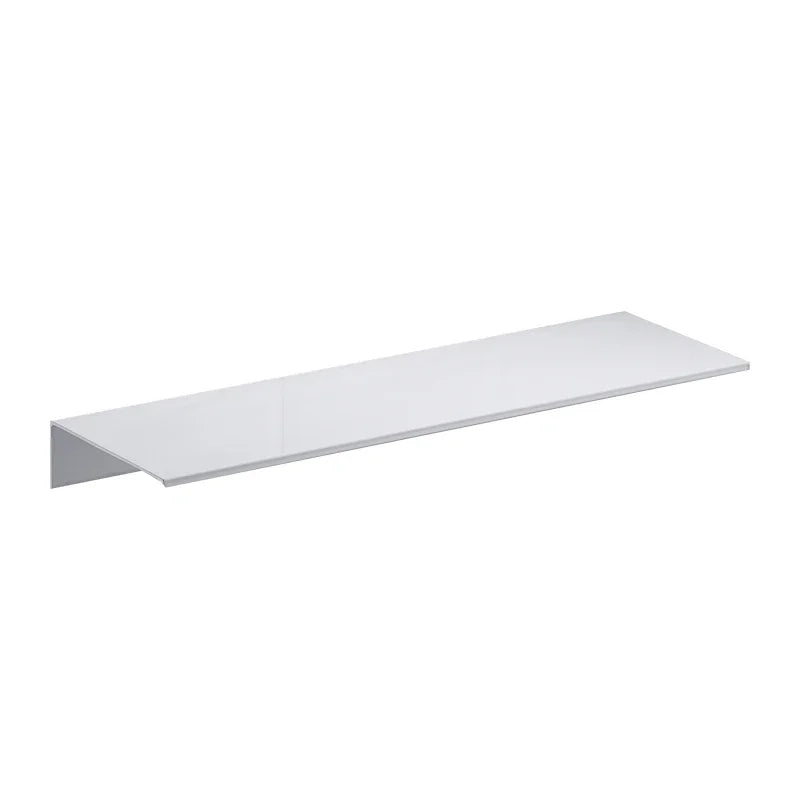 Aluminum Shower Storage Rack - White Wall-Mounted Ledge Shelf for Bathroom, Everstock