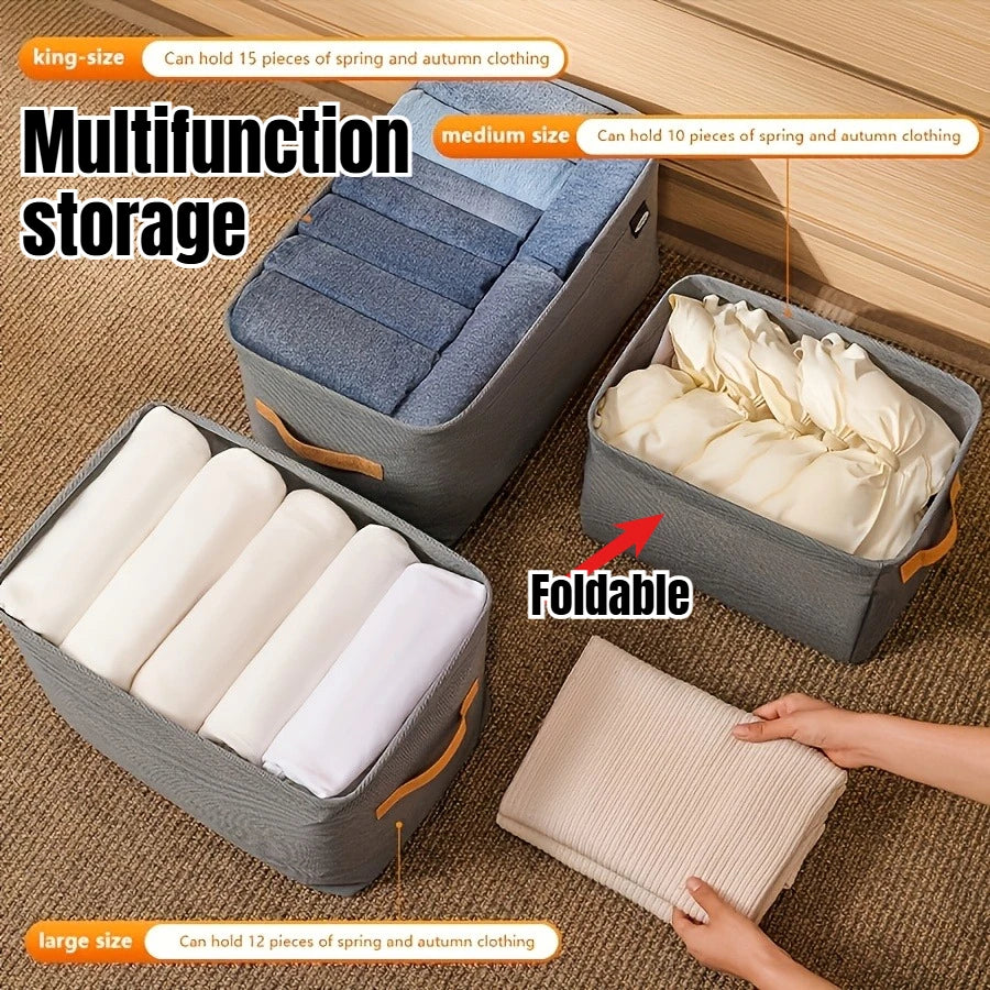 Closet Wardrobe Organizer Box - Underwear, Bra, Sock & Pants Drawer Storage for Bedroom Cabinets, Everstock