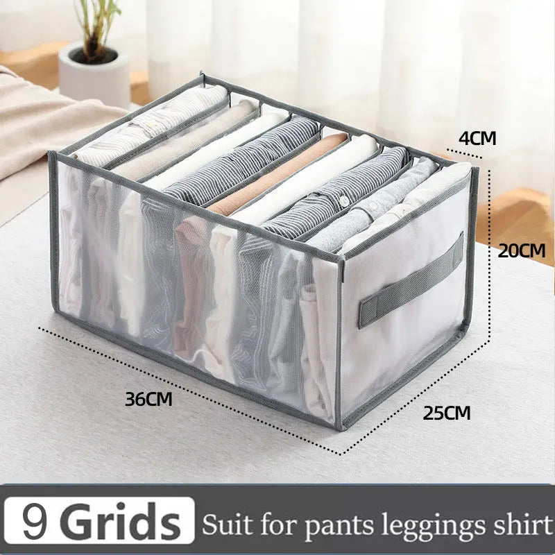 Closet Underwear Organizer Box - Wardrobe Drawer Dividers for Bras, Socks & Folded Clothes, Everstock