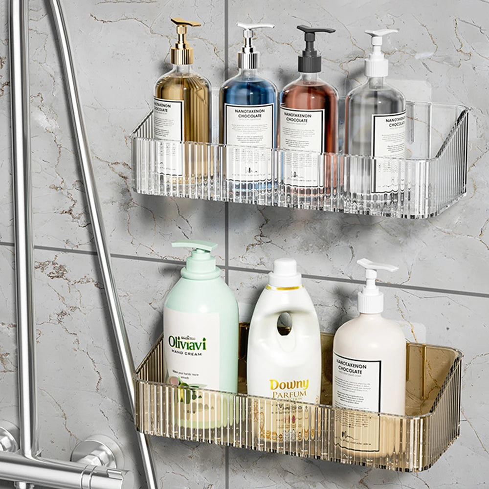 Wall-Mounted Storage Basket - Washbasin Organizer Rack for Toilet & Washroom, Everstock