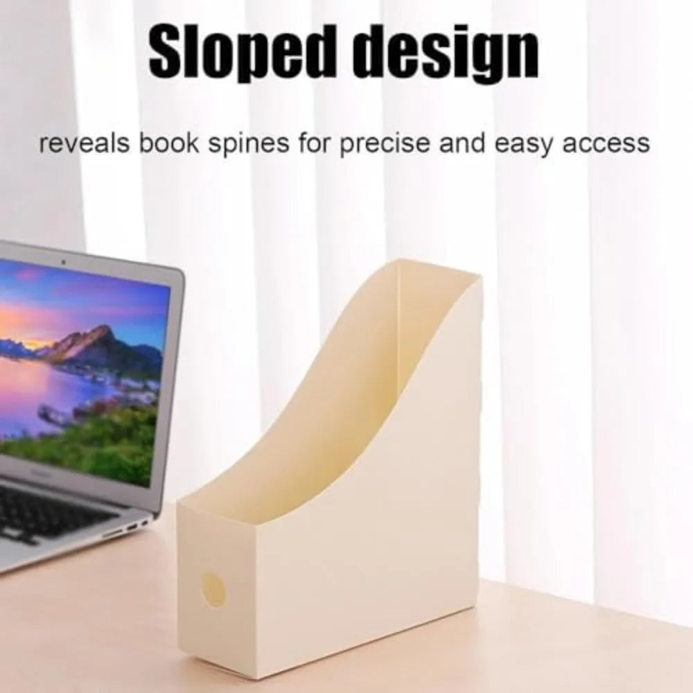 Adjustable Desk File Organizer - Desktop Document Holder and Shelf Bookend Set for Students, Office and Study Desks, Everstock