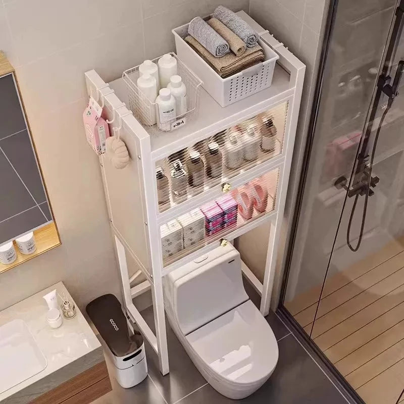 Corner Display Storage Shelf - Skincare & Toothbrush Organizer, Decorative Towel Shelf for Bathroom Countertop, Everstock