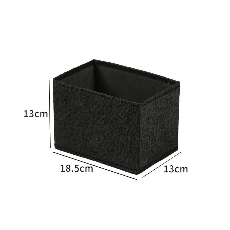 Clothes Storage Basket - Lightweight Plastic and Polyester Drawer Organizer for Underwear, Socks and T-Shirts, Everstock