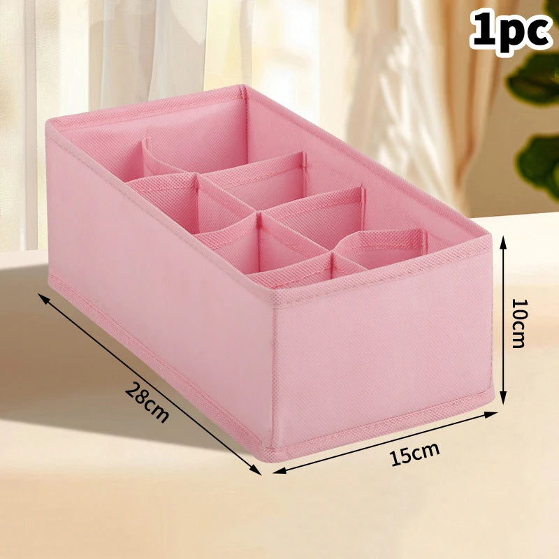 Wardrobe Drawer Organizer Set - Foldable Fabric Dividers for Clothing, Underwear, Socks & Bra Storage, Everstock