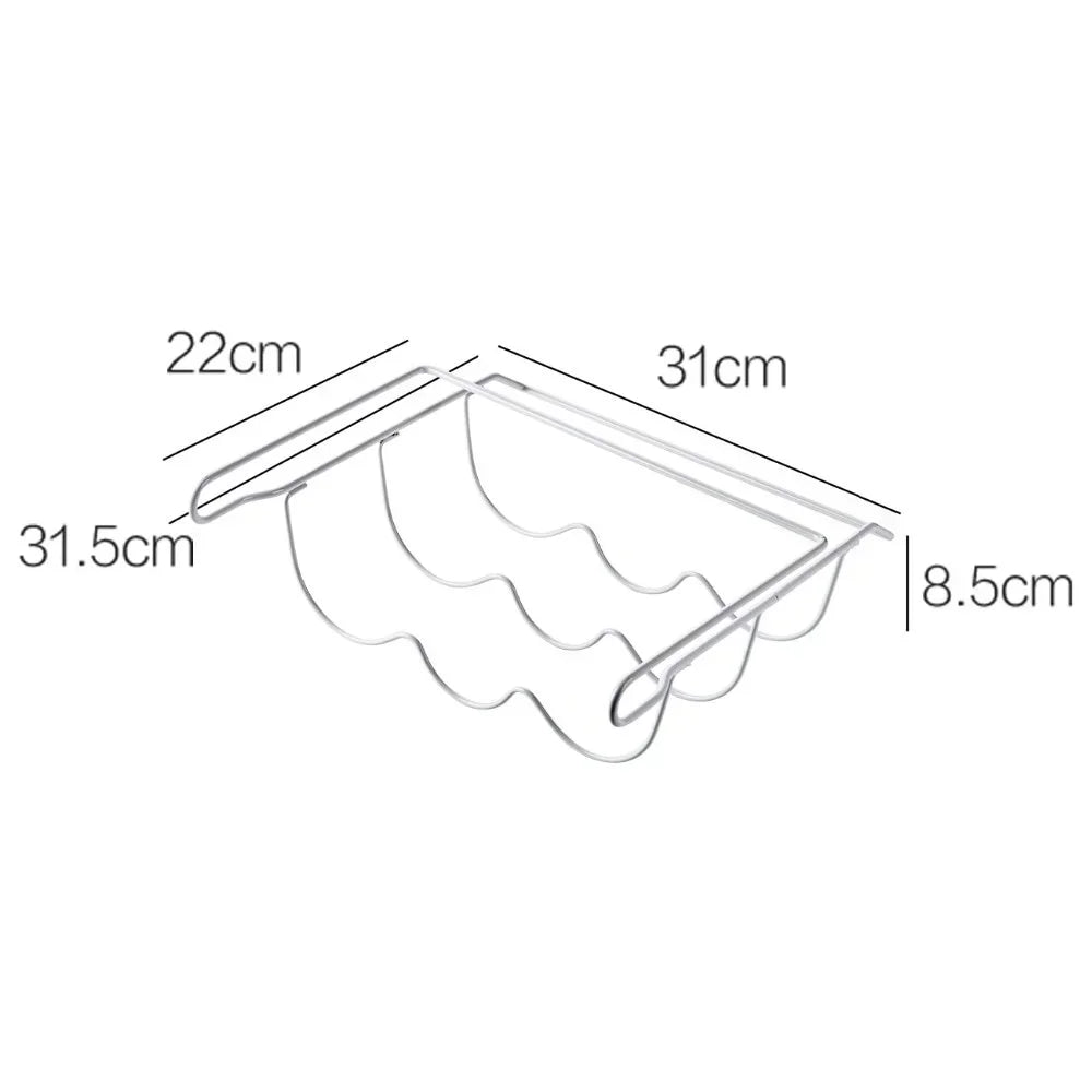 Fridge Bottle Organizer Rack - Self-Sliding Beer & Wine Holder Shelf for Refrigerator Storage, Everstock