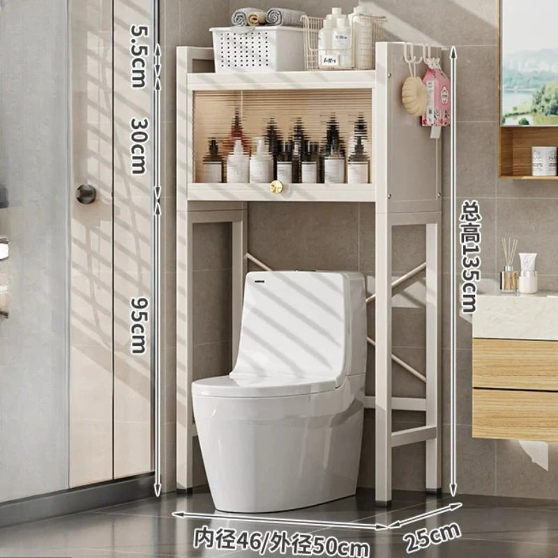 Corner Display Storage Shelf - Skincare & Toothbrush Organizer, Decorative Towel Shelf for Bathroom Countertop, Everstock