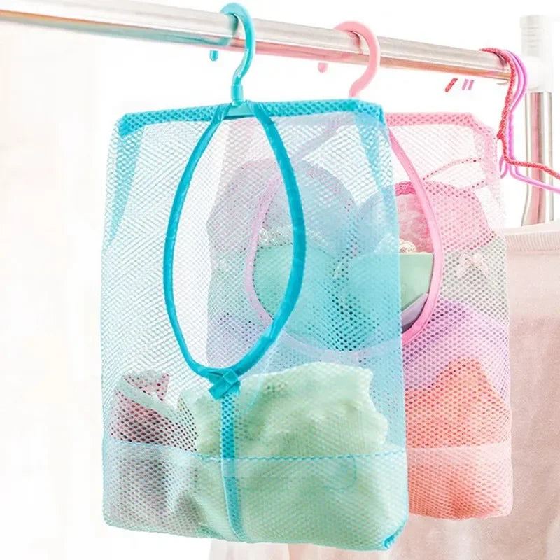 Mesh Storage Bag Organizer - Multifunctional Hanging Net Basket for Kids Toys, Socks & Clothes, Everstock