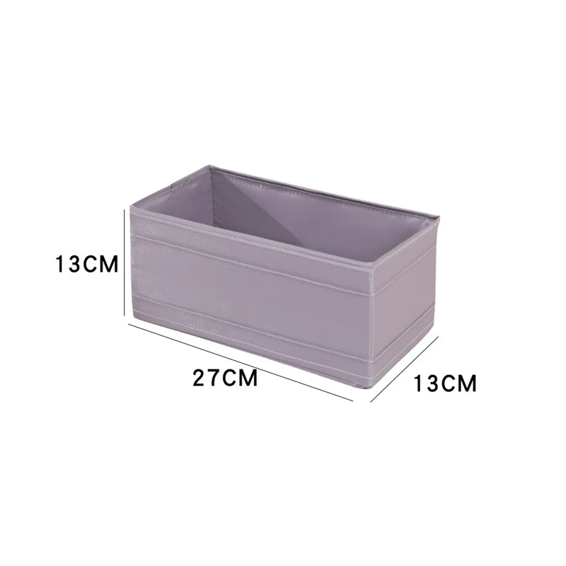 Foldable Underwear Organizer Box - Drawer & Cabinet Dividers for Bras, Socks & Pants, Bedroom Wardrobe, Everstock