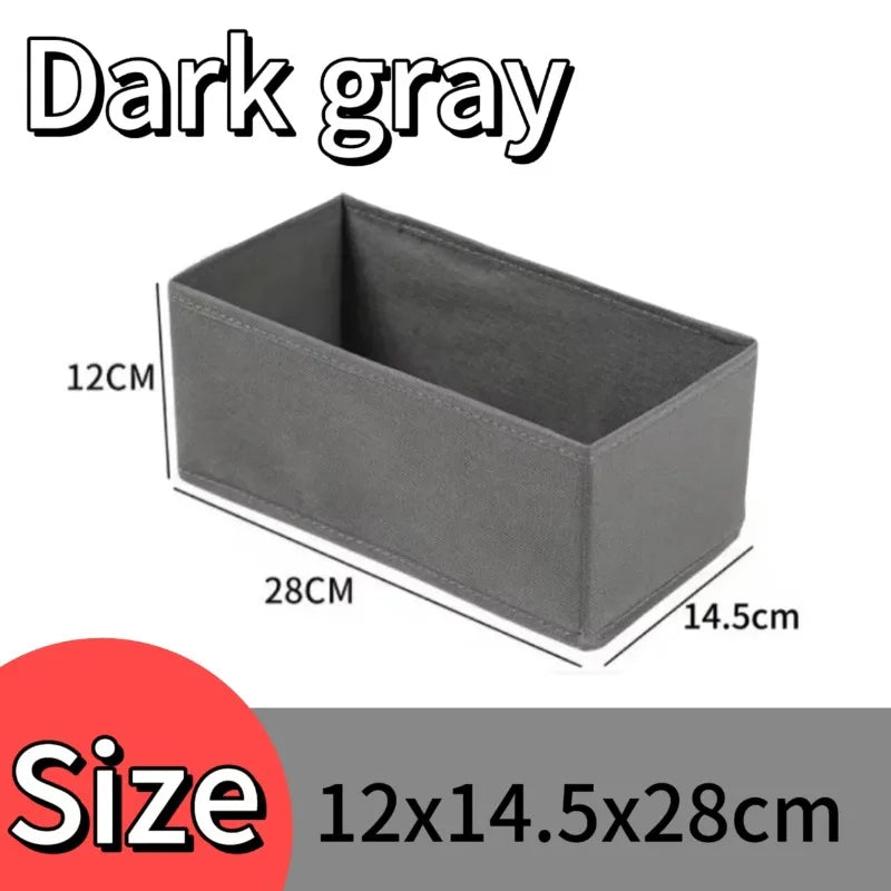 Foldable Wardrobe Storage Box - Cabinet Drawer Organizer for Underwear, Bras, Socks & Pants, Everstock