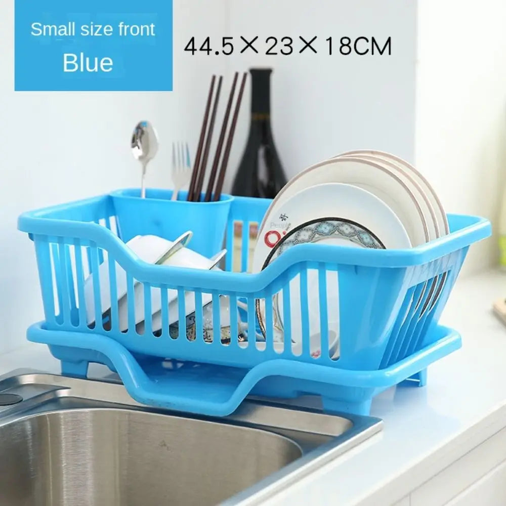 Cutlery Drainer Rack - Countertop Utensil Organizer with Drain Board for Chopsticks, Spoons & Dinnerware, Everstock