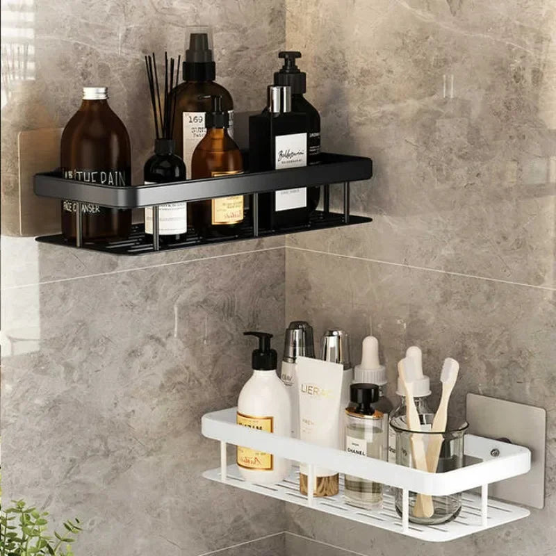 Aluminum Alloy Wall Shelf - No-Drill Shower Storage Organizer for Bathroom, Everstock