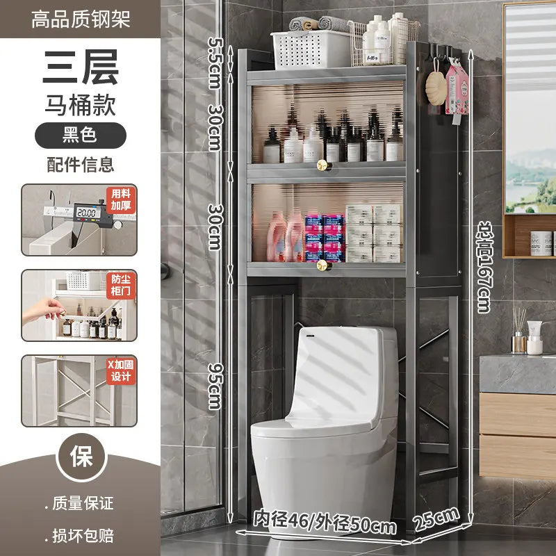 Corner Display Storage Shelf - Skincare & Toothbrush Organizer, Decorative Towel Shelf for Bathroom Countertop, Everstock