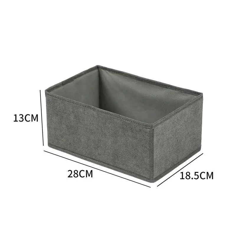 Clothes Storage Basket - Lightweight Plastic and Polyester Drawer Organizer for Underwear, Socks and T-Shirts, Everstock