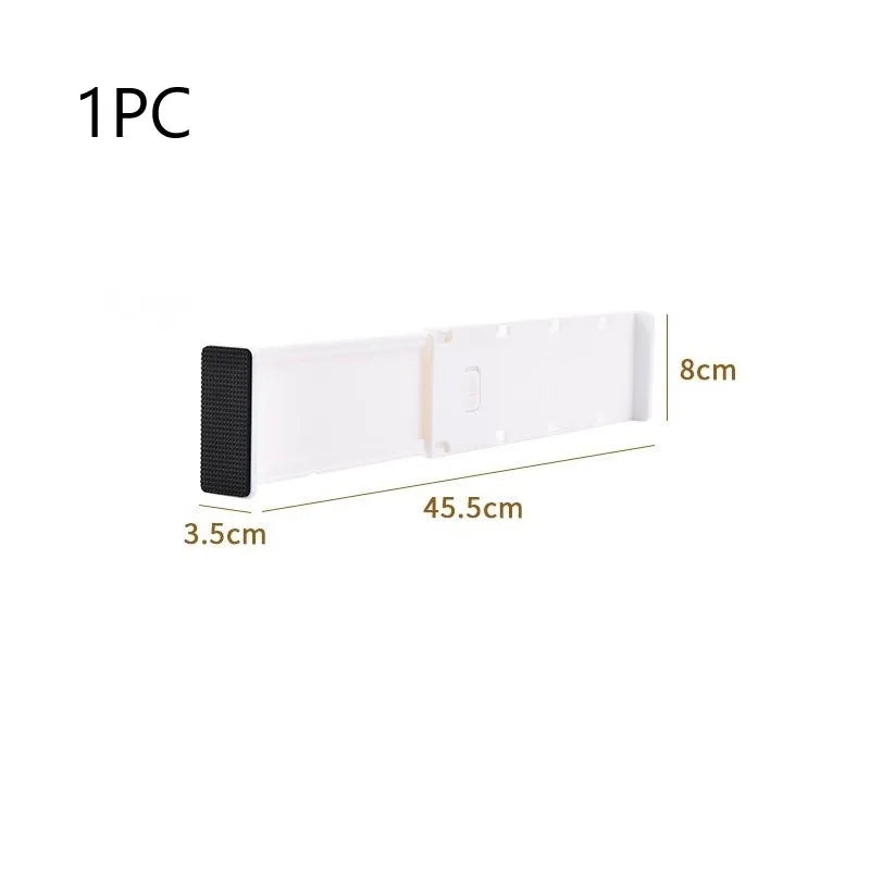 Expandable Drawer Divider - PP Partition Board for Underwear, Socks, Clothes & Kitchenware, Dresser Drawers, Everstock