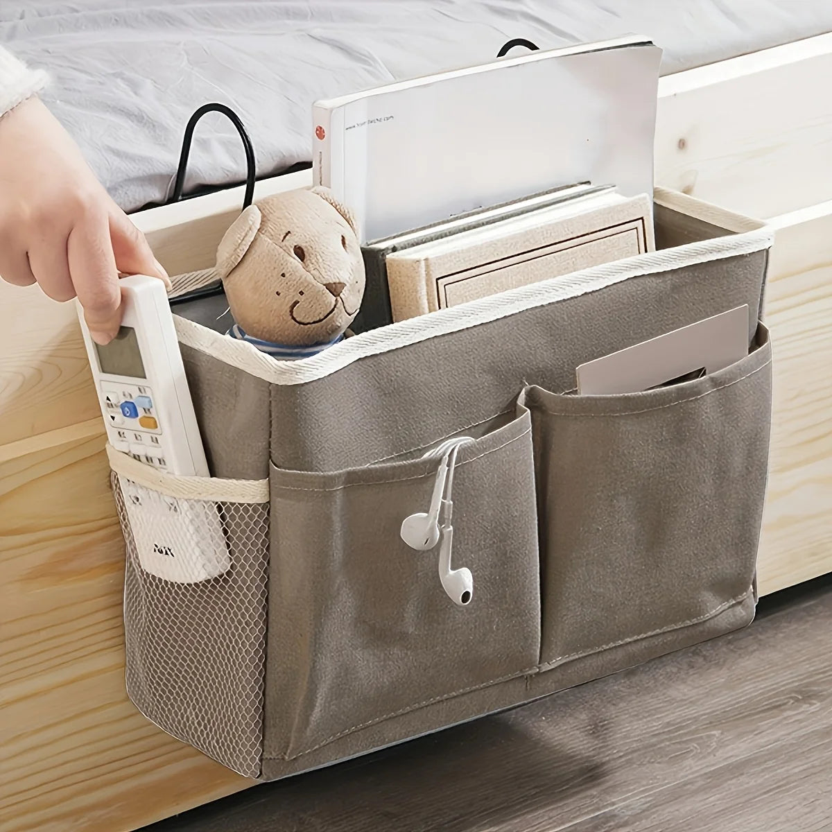 Hanging Wardrobe Storage Organizer - Multi-Pocket Hook-Mounted Holder for Clothes, Socks & Dorm Bedrooms, Everstock