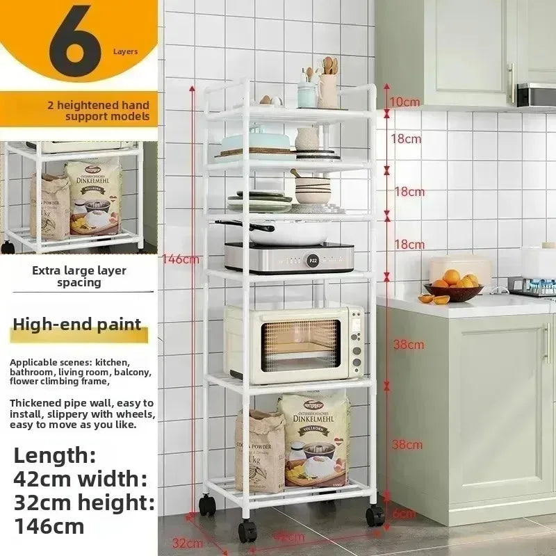 Rolling Kitchen Storage Cart - Multi-Tier Mobile Organizer Trolley for Kitchen, Pantry & Bathroom, Everstock