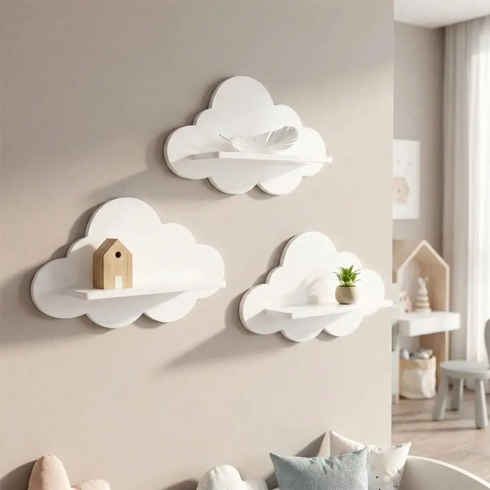 Wooden Wall Shelf - Minimalist 25 x 20 cm Floating Display Rack for Bedroom, Hallway & Small Spaces, Everstock