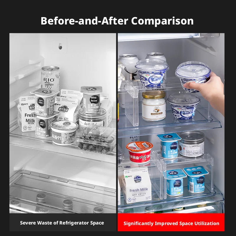 Expandable Cabinet Divider - Clear Waterproof Spice and Plate Organizer for Kitchen & Bathroom, Everstock