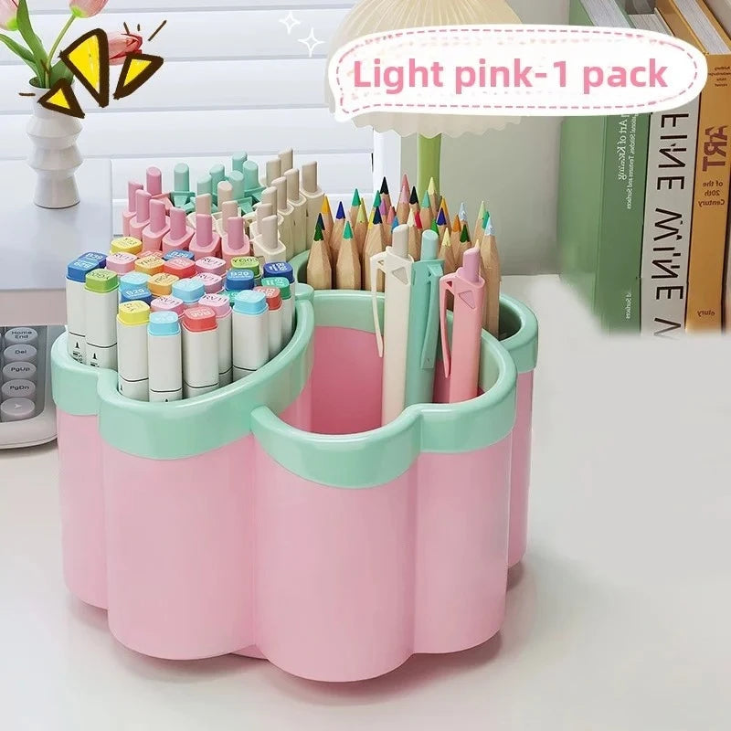 Multi-Compartment Desktop Organizer - Plastic Desk Organizer Tray for Stationery, Pens and Small Desk Goods, Everstock