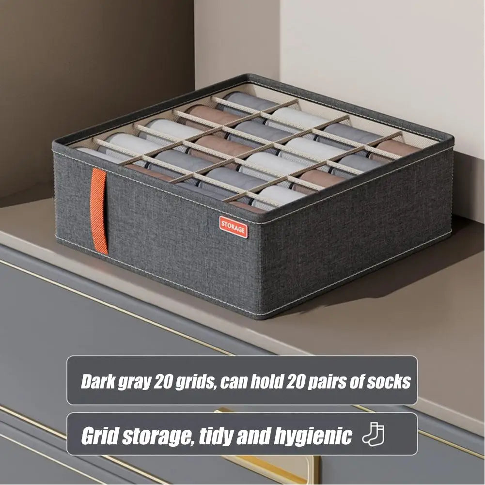 Drawer Storage Organizer Set - Compartment Boxes for Socks, Bras & Underwear in Dressers, Everstock