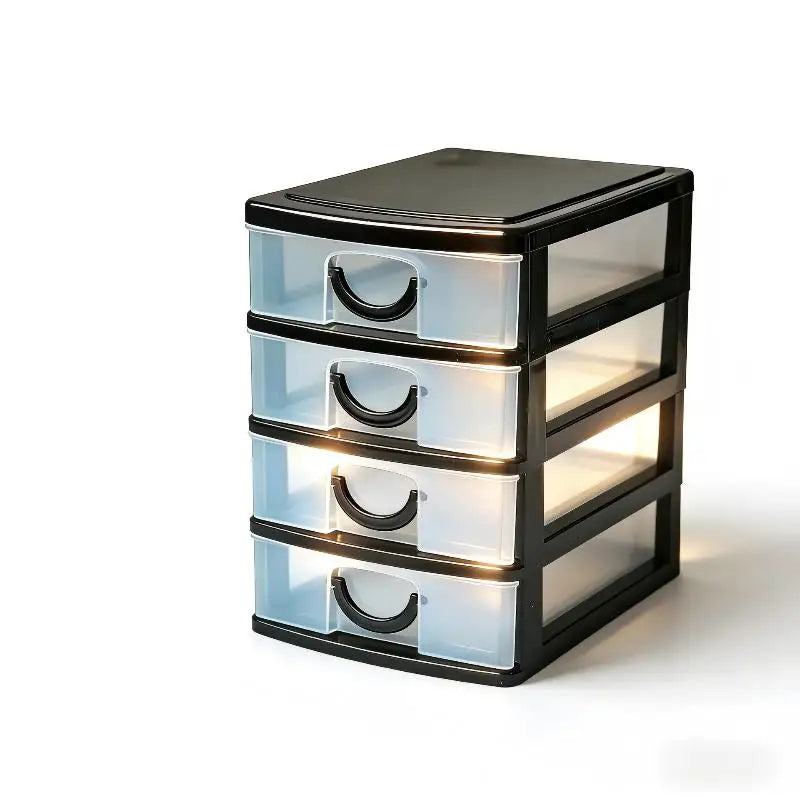 Jewelry Storage Box with Drawers - 4-Layer Clear Organizer for Rings, Earrings & Small Accessories, Everstock